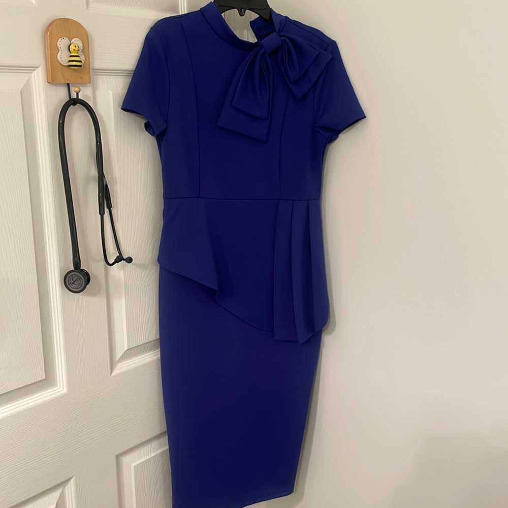 Blue fitted Dress
